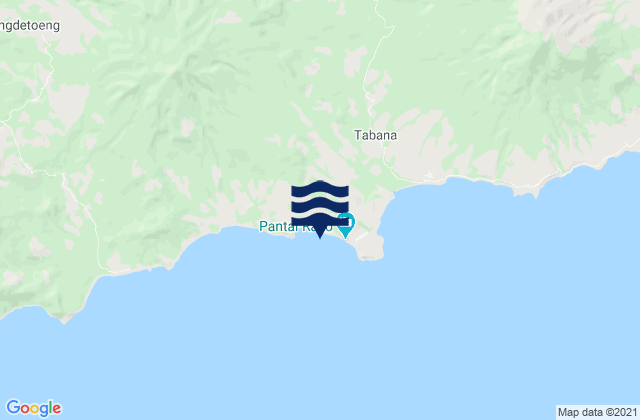 Hewa, Indonesiaの潮見表地図