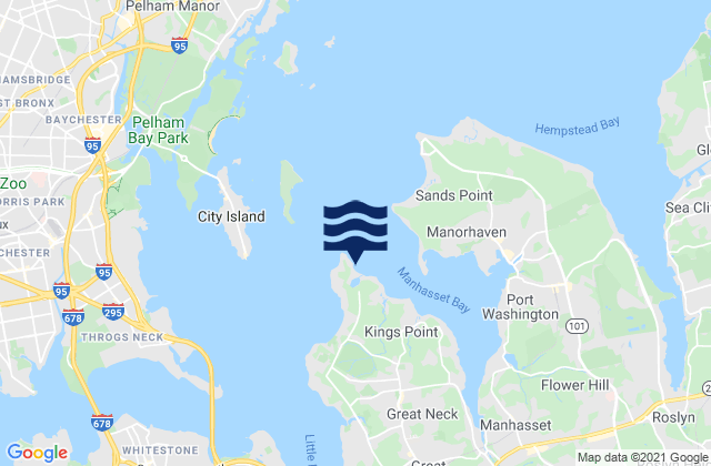 Hewlett Point, United Statesの潮見表地図