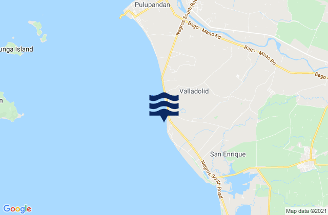 Himaya, Philippinesの潮見表地図