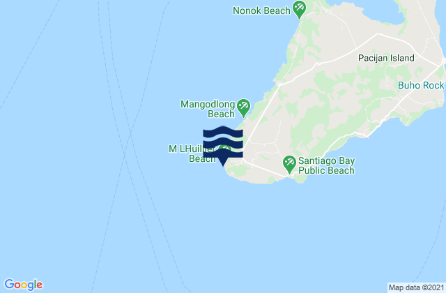 Himensulan, Philippinesの潮見表地図