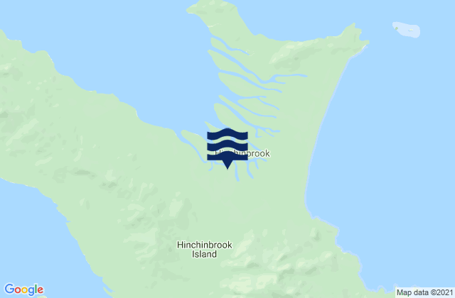 Hinchinbrook Island, Australiaの潮見表地図