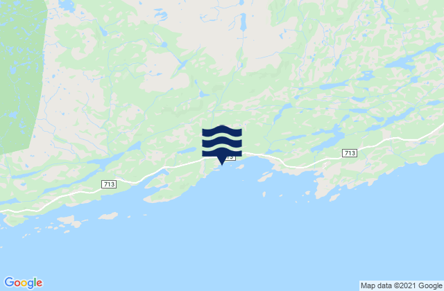 Hitra, Norwayの潮見表地図