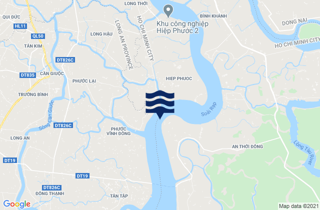 Ho Chi Minh Vict Port, Vietnamの潮見表地図