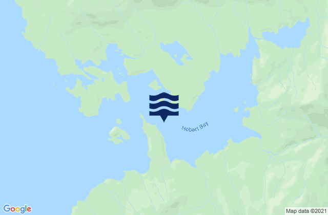 Hobart Bay, United Statesの潮見表地図