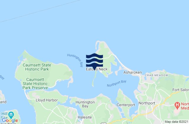 Hobart Beach, United Statesの潮見表地図