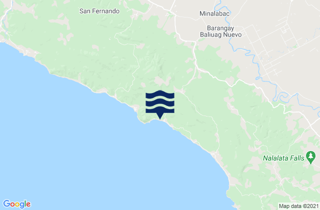 Hobo, Philippinesの潮見表地図