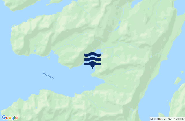 Hogg Bay (Port Bainbridge), United Statesの潮見表地図