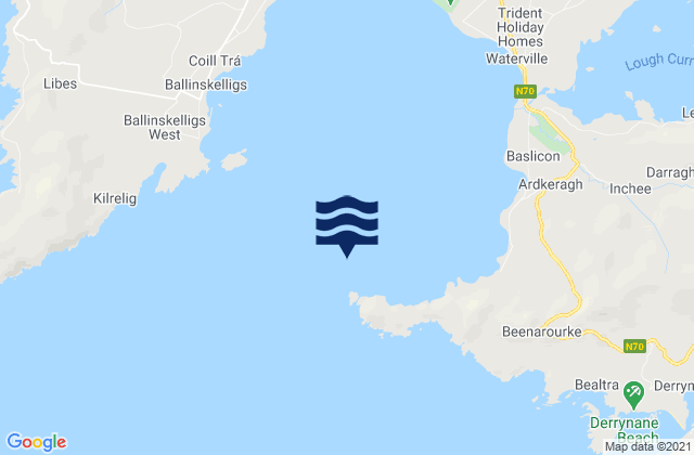 Hogs Head, Irelandの潮見表地図
