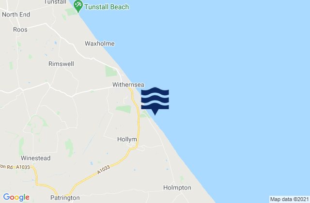 Hollym, United Kingdomの潮見表地図
