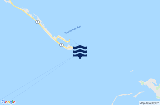 Homer Spit, United Statesの潮見表地図