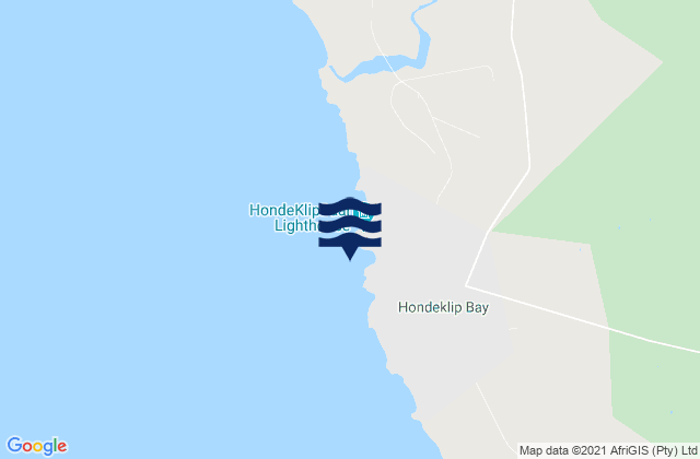 Hondeklip Bay, South Africaの潮見表地図