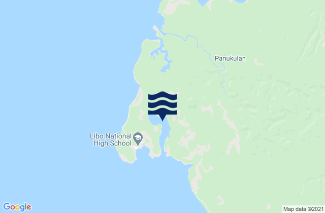 Hook Bay (Polillo Island), Philippinesの潮見表地図