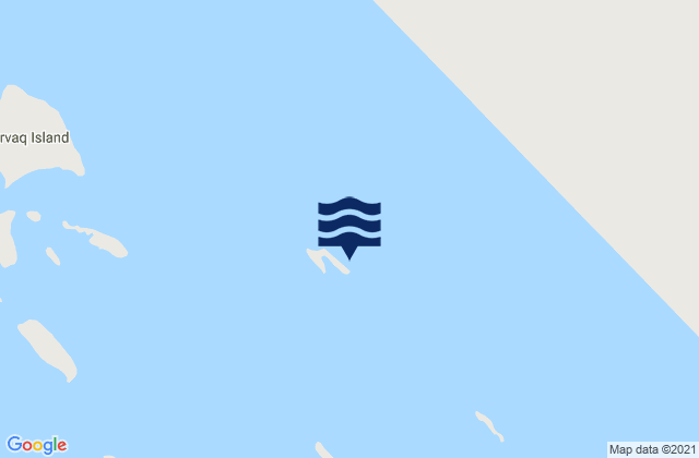 Hook Island, Canadaの潮見表地図