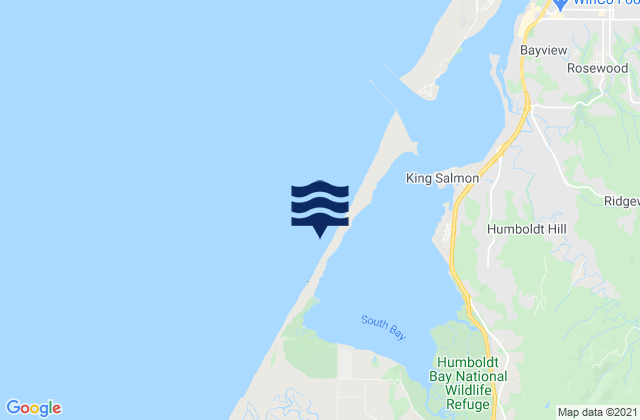Hookton Slough, United Statesの潮見表地図