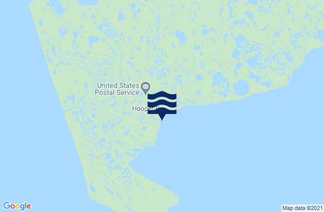 Hooper Bay, United Statesの潮見表地図