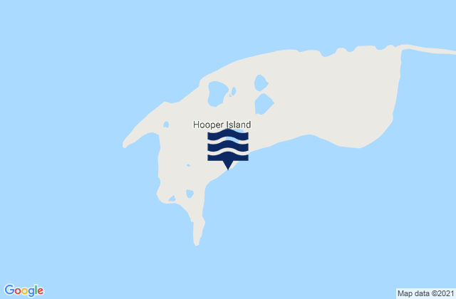 Hooper Island, United Statesの潮見表地図