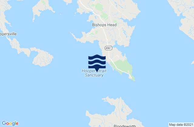 Hooper Strait Light, United Statesの潮見表地図