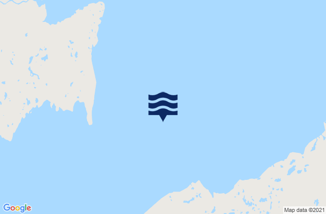 Hopes Advance Bay, Canadaの潮見表地図