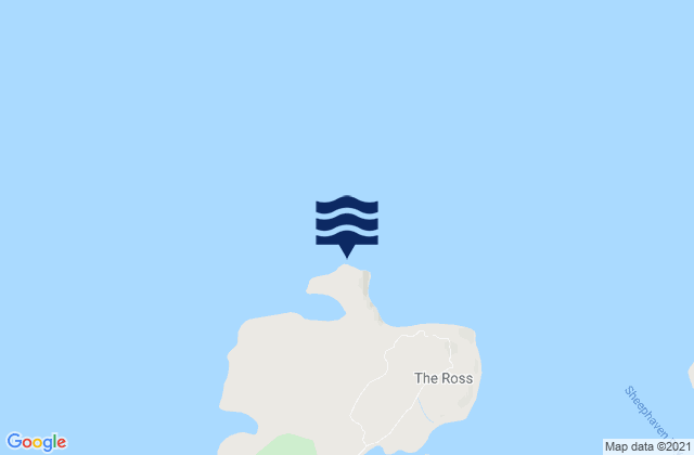 Horn Head, Irelandの潮見表地図