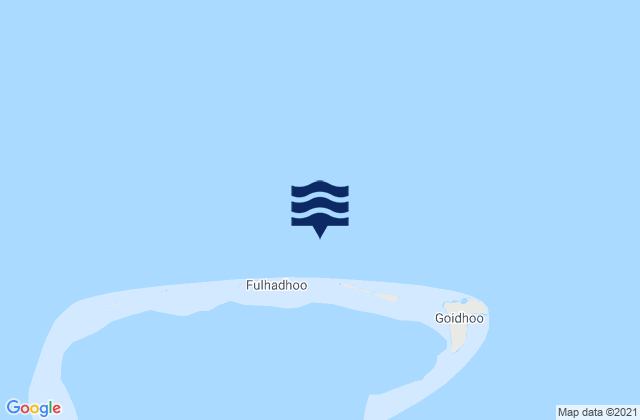 Horsburgh Atoll Maldive Islands, Indiaの潮見表地図