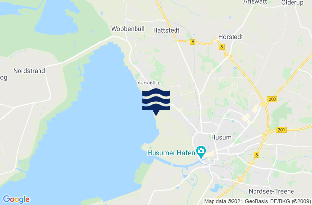 Horstedt, Germanyの潮見表地図