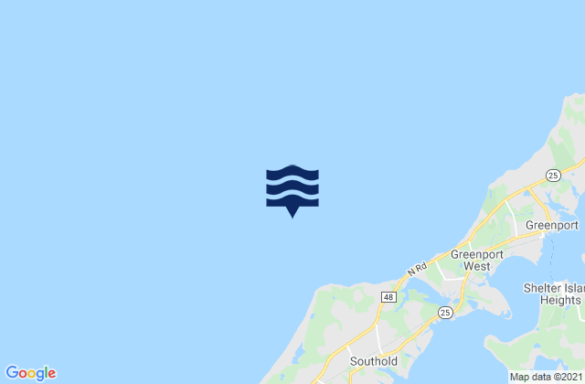 Horton Point 1.4 miles NNW of, United Statesの潮見表地図