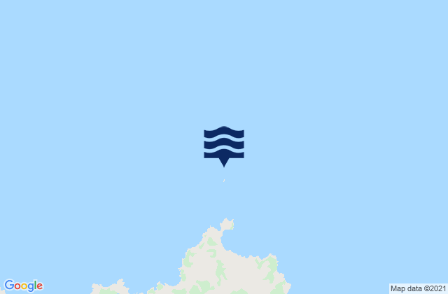 Horuhoru Rock (Gannet Rock), New Zealandの潮見表地図