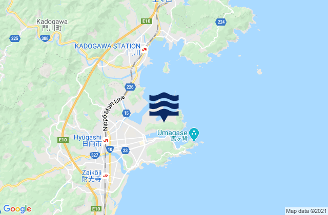 Hososima, Japanの潮見表地図