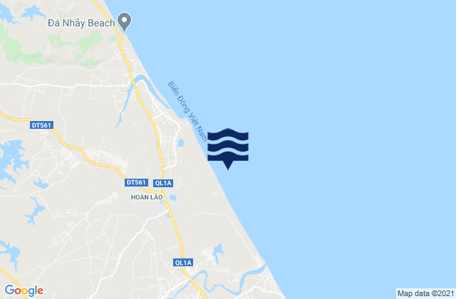 Hoàn Lão, Vietnamの潮見表地図