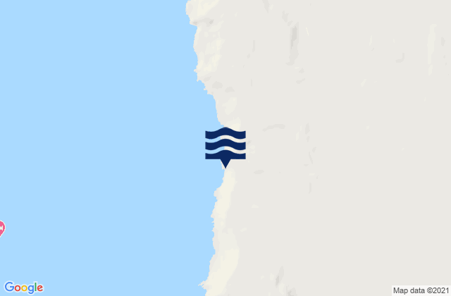 Huareva, Chileの潮見表地図