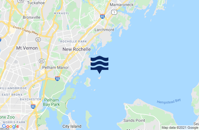 Huckleberry Island 0.2 mile NW of, United Statesの潮見表地図