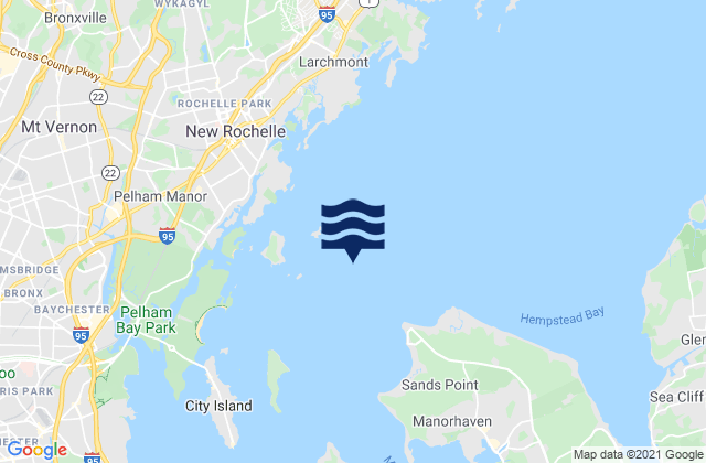 Huckleberry Island 0.6 mile SE of, United Statesの潮見表地図