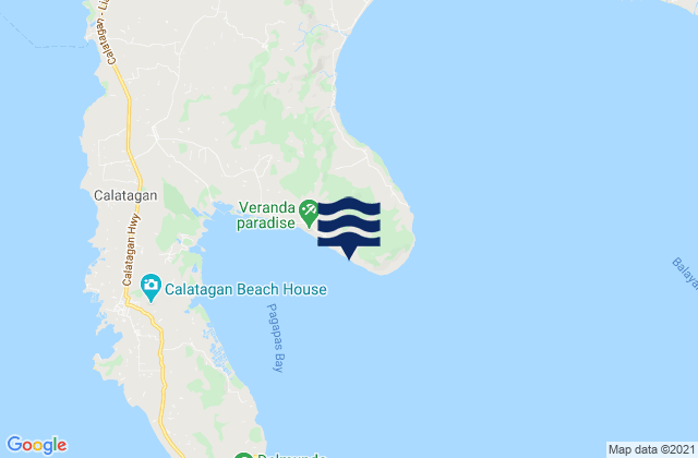 Hukay, Philippinesの潮見表地図