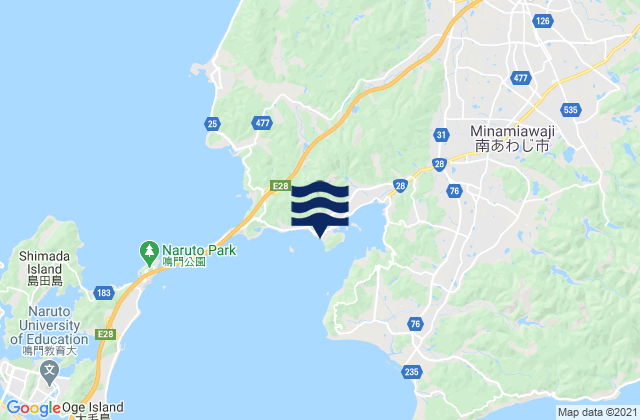 Hukura, Japanの潮見表地図