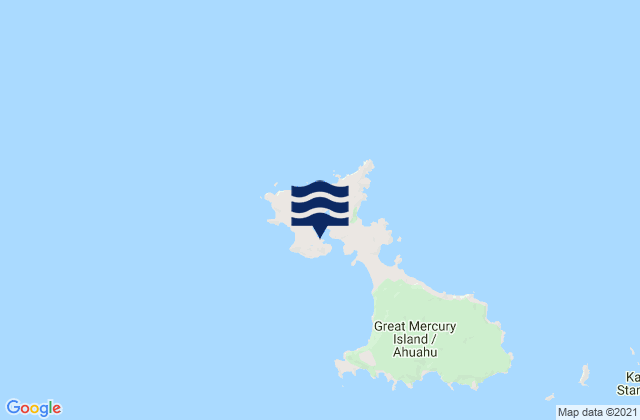 Huruhi Harbour, New Zealandの潮見表地図