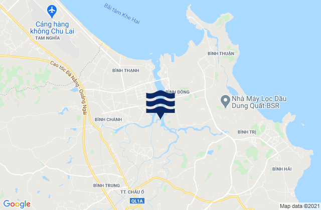 Huyện Bình Sơn, Vietnamの潮見表地図