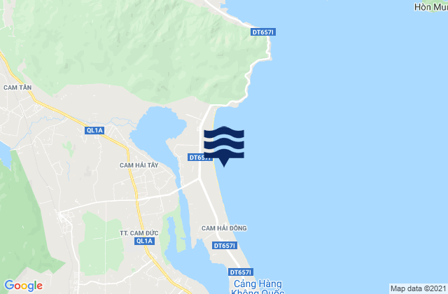 Huyện Cam Lâm, Vietnamの潮見表地図