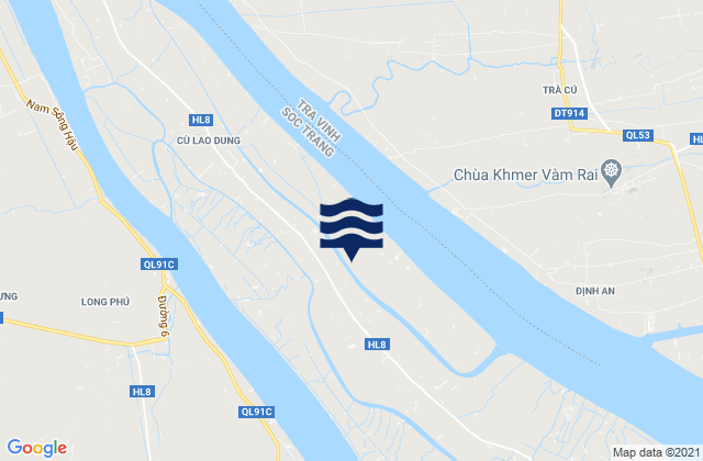 Huyện Cù Lao Dung, Vietnamの潮見表地図