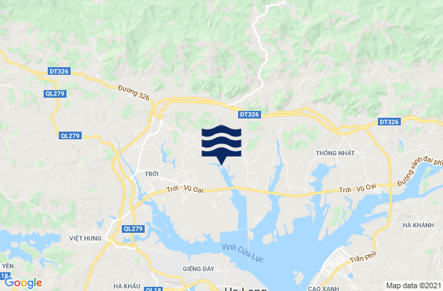 Huyện Hoành Bồ, Vietnamの潮見表地図
