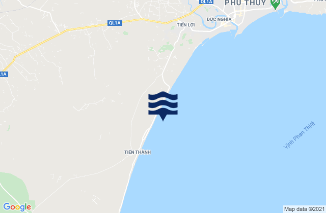 Huyện Hàm Thuận Nam, Vietnamの潮見表地図