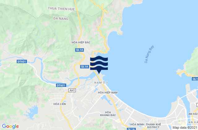 Huyện Hòa Vang, Vietnamの潮見表地図