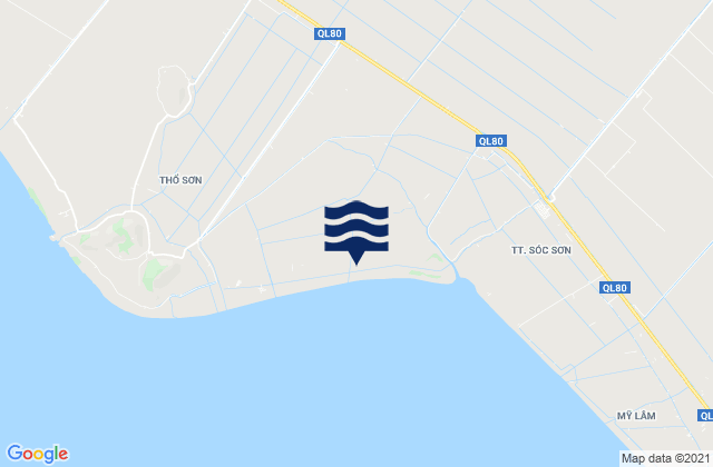 Huyện Hòn Đất, Vietnamの潮見表地図