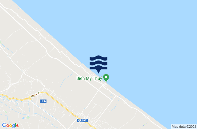 Huyện Hải Lăng, Vietnamの潮見表地図