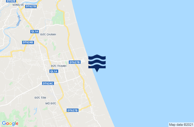 Huyện Mộ Đức, Vietnamの潮見表地図