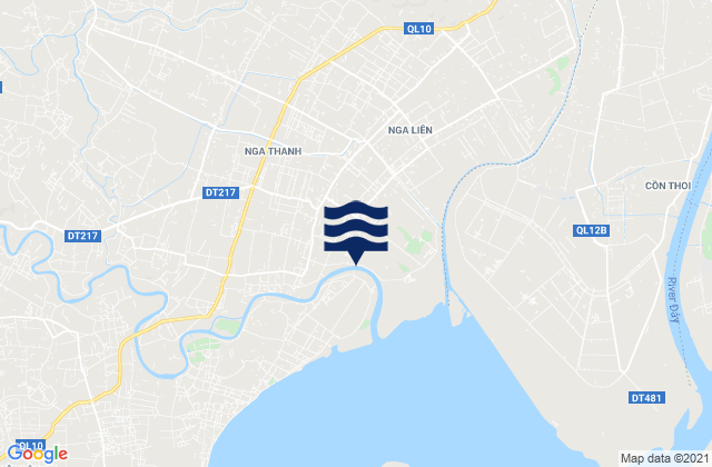 Huyện Nga Sơn, Vietnamの潮見表地図