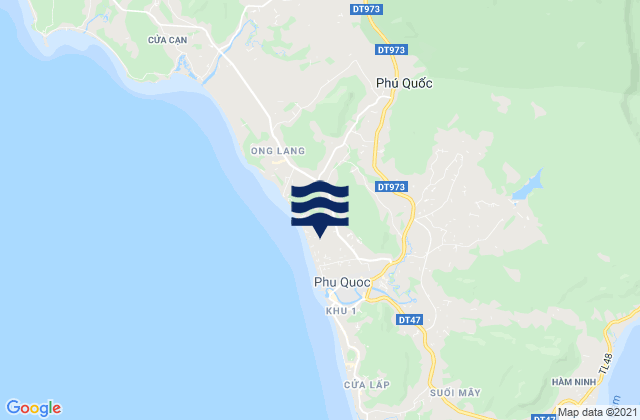 Huyện Phú Quốc, Vietnamの潮見表地図