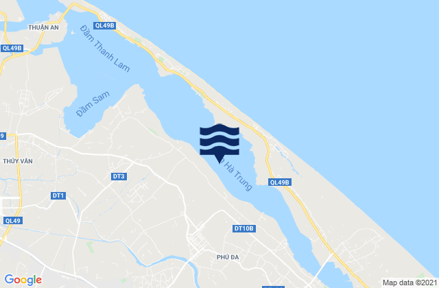 Huyện Phú Vang, Vietnamの潮見表地図