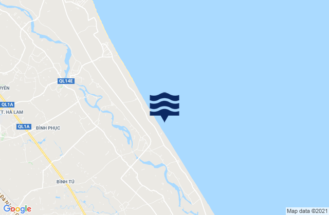 Huyện Thăng Bình, Vietnamの潮見表地図