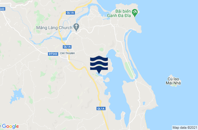 Huyện Tuy An, Vietnamの潮見表地図
