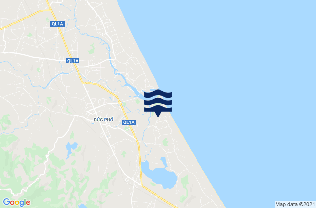 Huyện Đức Phổ, Vietnamの潮見表地図